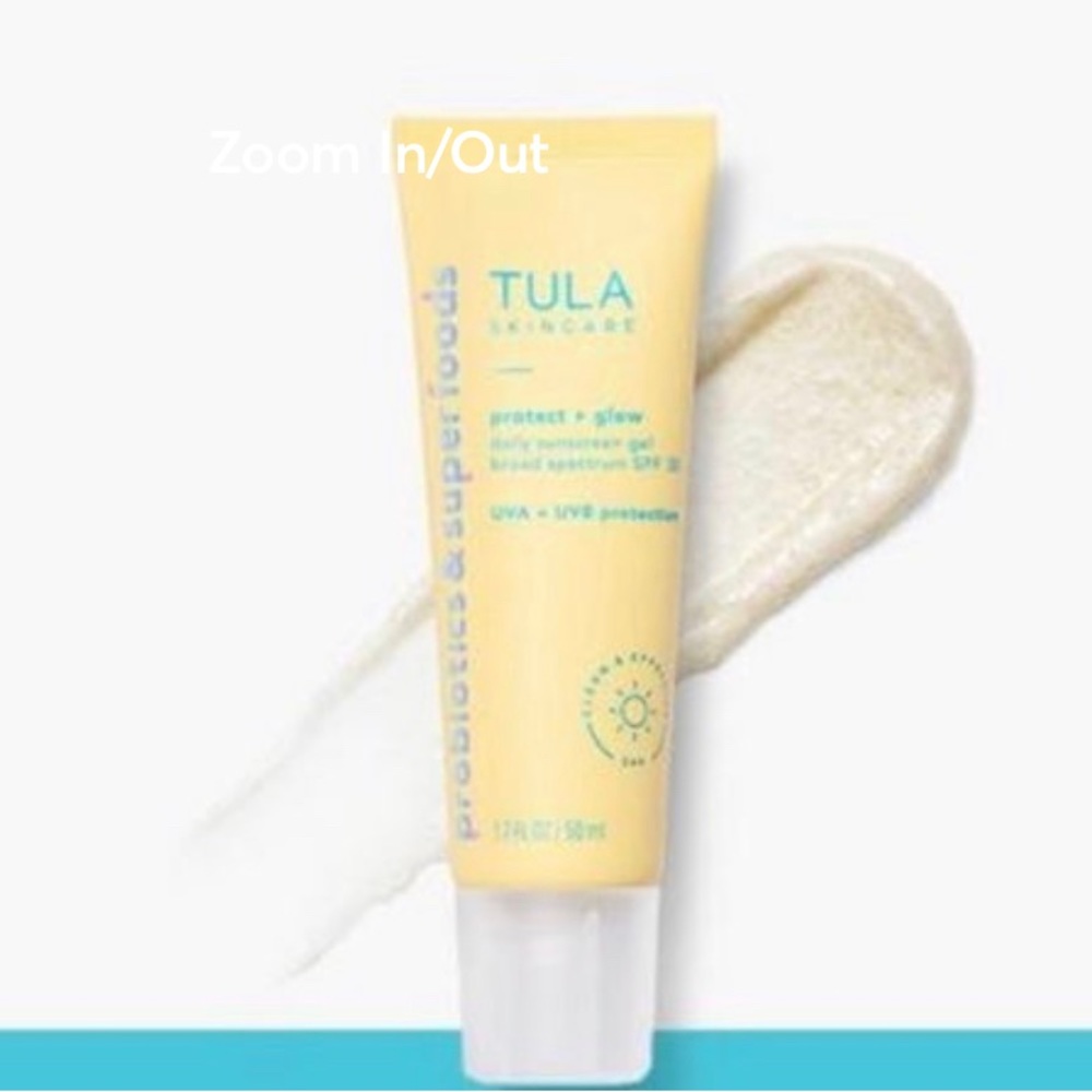NIB TULA protect and glow daily sunscreen gel 30spf